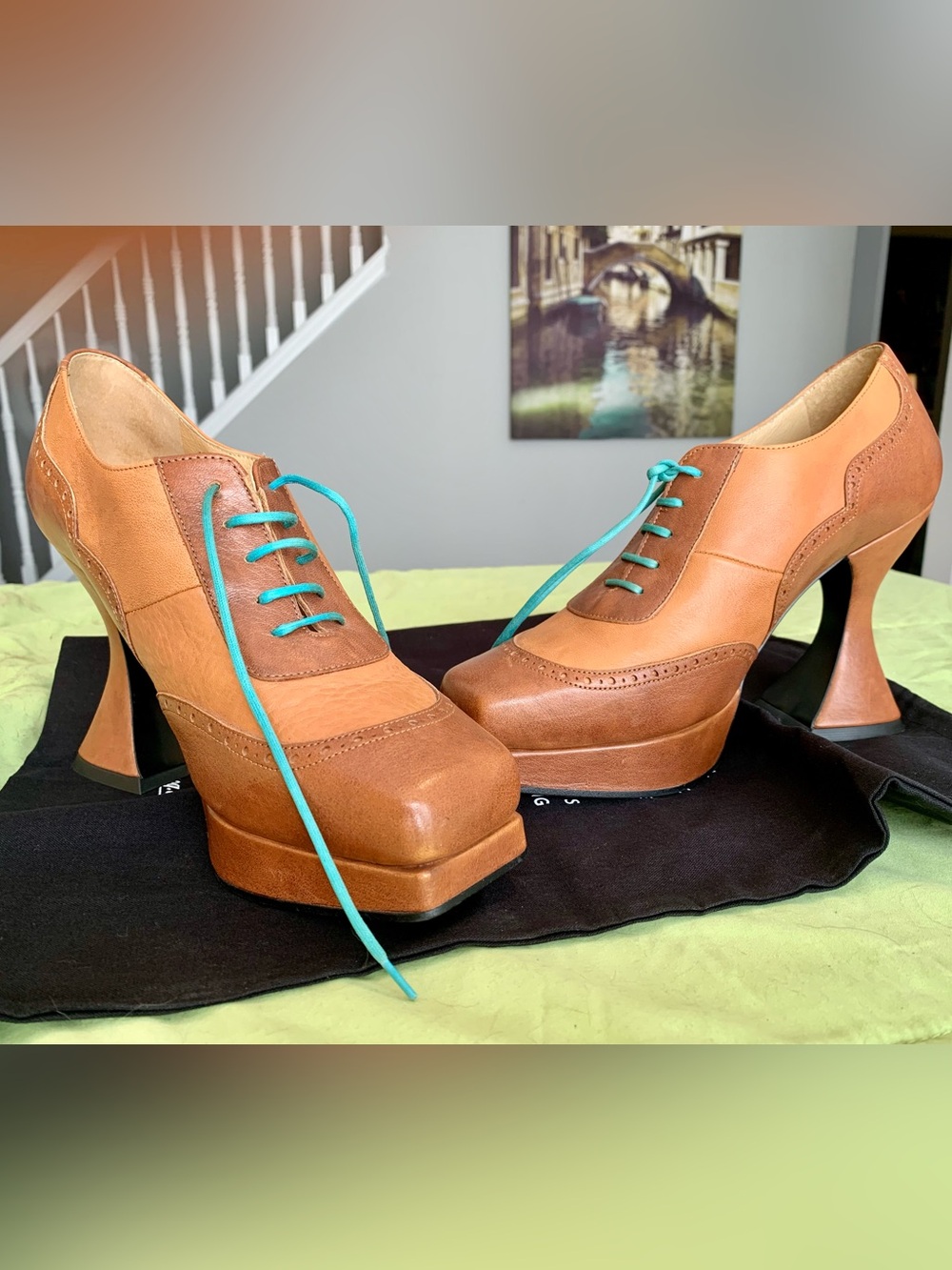 John Fluevog “Beth” Munster Platform Oxfords